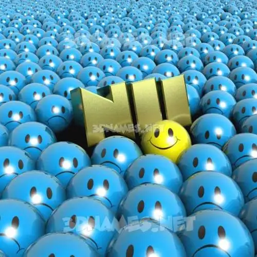 nii in Special Smileys style - 3D name wallpaper