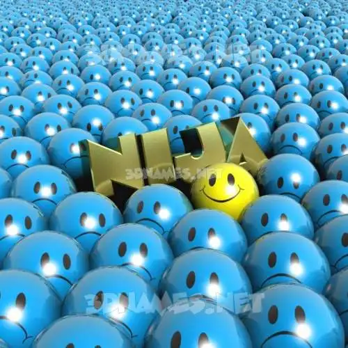 nija in Special Smileys style - 3D name wallpaper nija in Special Smileys style - 3D name wallpaper