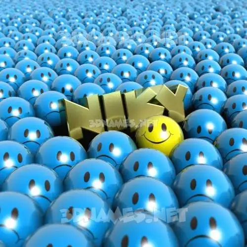 niky in Special Smileys style - 3D name wallpaper niky in Special Smileys style - 3D name wallpaper