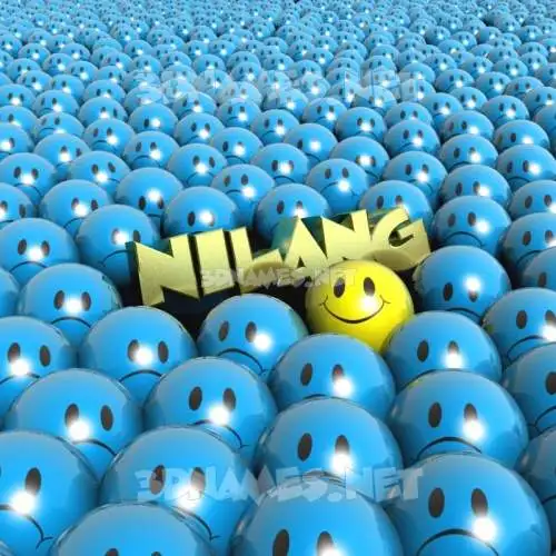 nilang in Special Smileys style - 3D name wallpaper