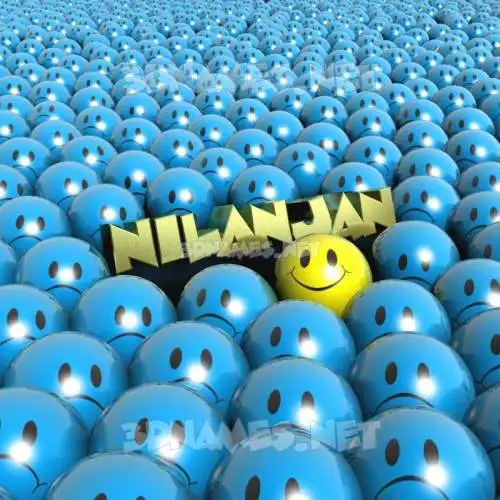 nilanjan in Special Smileys style - 3D name wallpaper