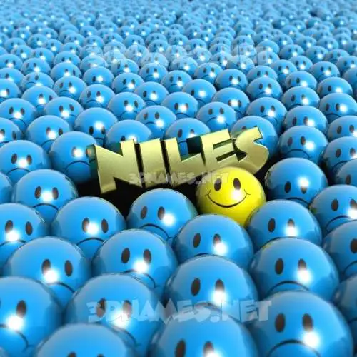 niles in Special Smileys style - 3D name wallpaper niles in Special Smileys style - 3D name wallpaper