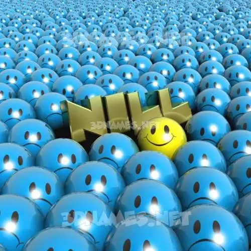 nill in Special Smileys style - 3D name wallpaper