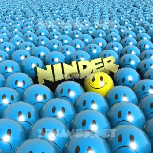 ninder in Special Smileys style - 3D name wallpaper ninder in Special Smileys style - 3D name wallpaper
