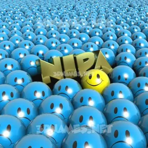 nipa in Special Smileys style - 3D name wallpaper