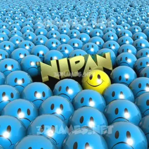 nipan in Special Smileys style - 3D name wallpaper
