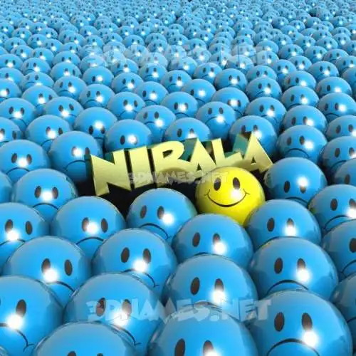 nirala in Special Smileys style - 3D name wallpaper