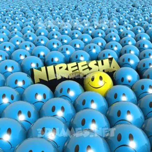 nireesha in Special Smileys style - 3D name wallpaper nireesha in Special Smileys style - 3D name wallpaper