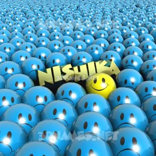 nishika in Special Smileys style - 3D name wallpaper nishika in Special Smileys style - 3D name wallpaper