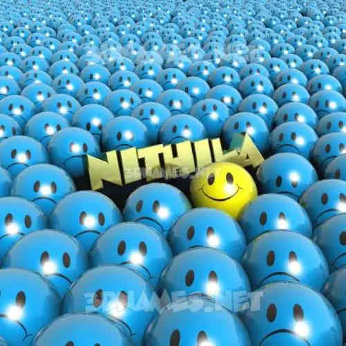 nithila in Special Smileys style - 3D name wallpaper nithila in Special Smileys style - 3D name wallpaper
