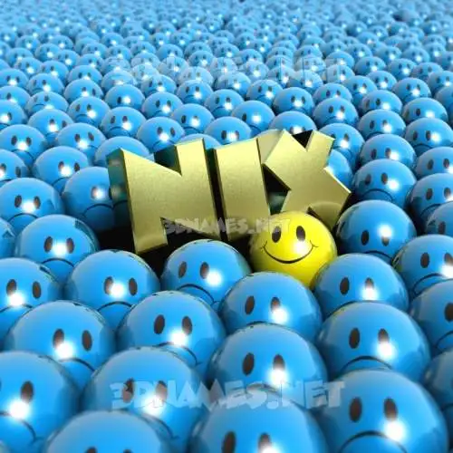 nix in Special Smileys style - 3D name wallpaper nix in Special Smileys style - 3D name wallpaper