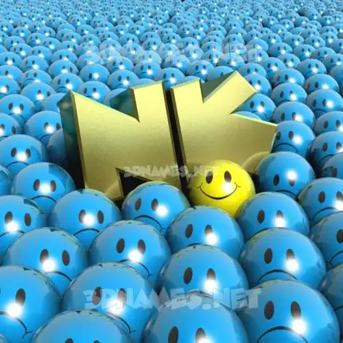 nk in Special Smileys style - 3D name wallpaper