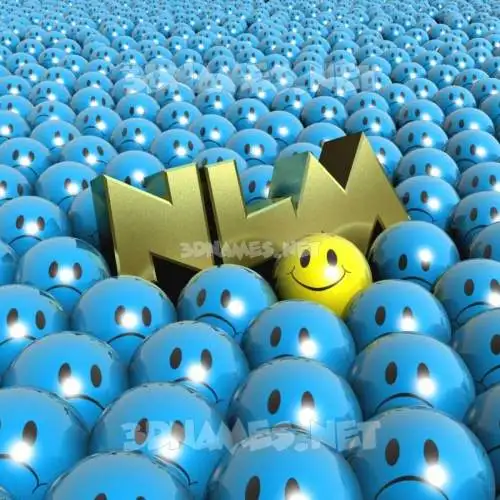 nlm in Special Smileys style - 3D name wallpaper