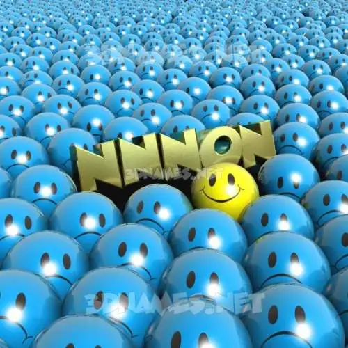 nnnon in Special Smileys style - 3D name wallpaper nnnon in Special Smileys style - 3D name wallpaper