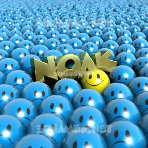 noak in Special Smileys style - 3D name wallpaper