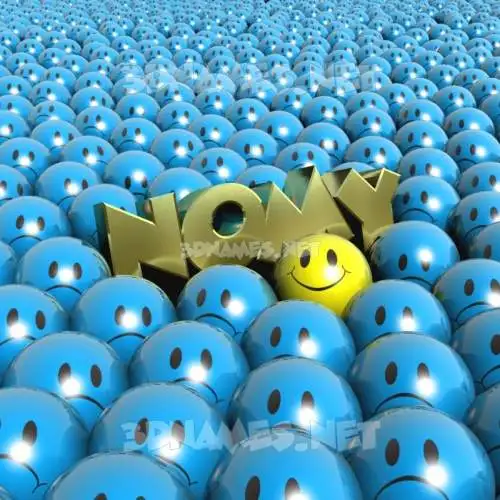 nomy in Special Smileys style - 3D name wallpaper