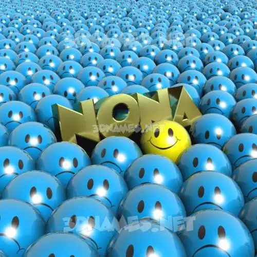 nona in Special Smileys style - 3D name wallpaper nona in Special Smileys style - 3D name wallpaper