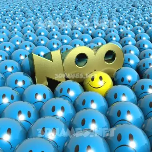 noo in Special Smileys style - 3D name wallpaper