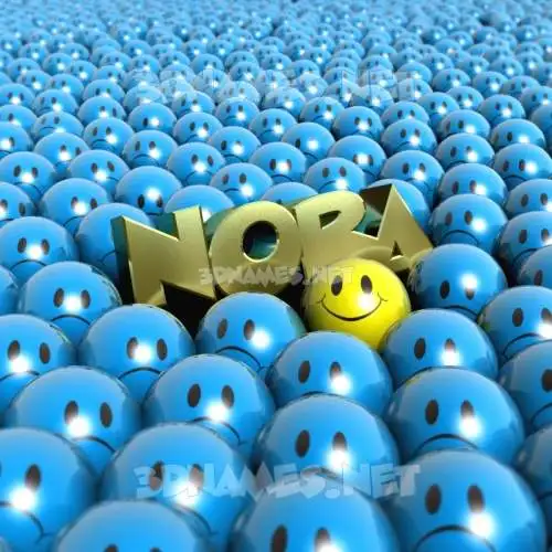 nora in Special Smileys style - 3D name wallpaper nora in Special Smileys style - 3D name wallpaper