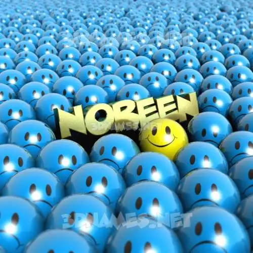 noreen in Special Smileys style - 3D name wallpaper noreen in Special Smileys style - 3D name wallpaper