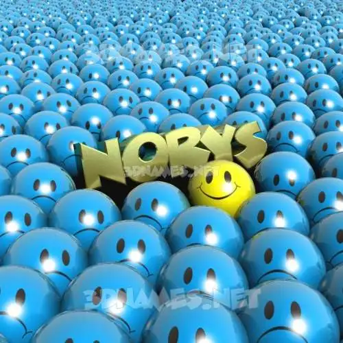 norys in Special Smileys style - 3D name wallpaper
