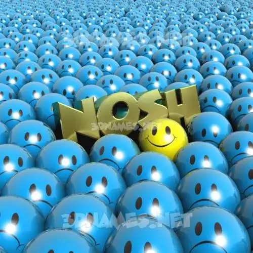 nosh in Special Smileys style - 3D name wallpaper