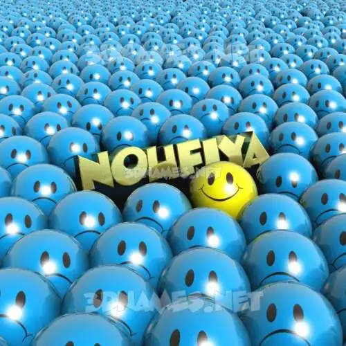 noufiya in Special Smileys style - 3D name wallpaper noufiya in Special Smileys style - 3D name wallpaper