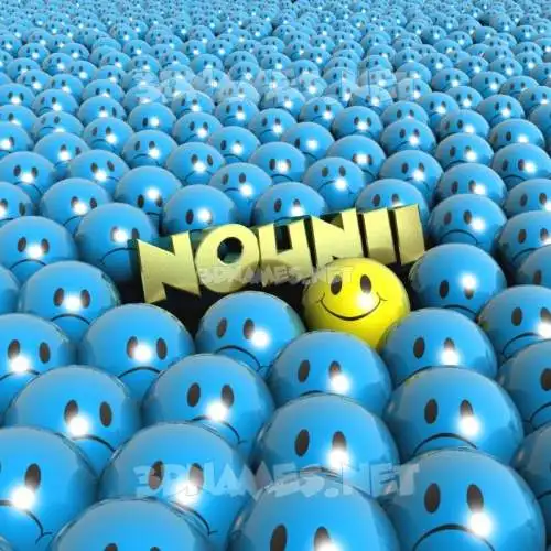 nounii in Special Smileys style - 3D name wallpaper
