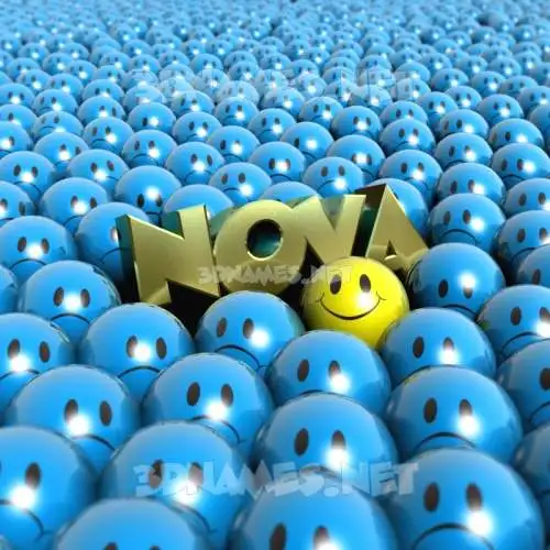 nova in Special Smileys style - 3D name wallpaper nova in Special Smileys style - 3D name wallpaper