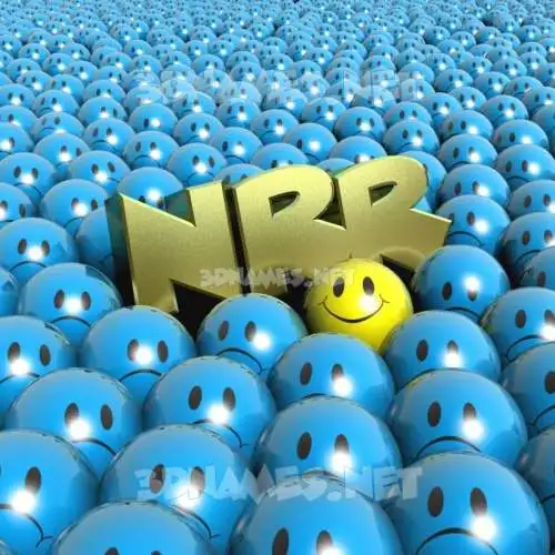 nrr in Special Smileys style - 3D name wallpaper