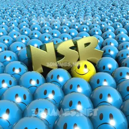 nsr in Special Smileys style - 3D name wallpaper