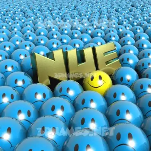 nue in Special Smileys style - 3D name wallpaper nue in Special Smileys style - 3D name wallpaper