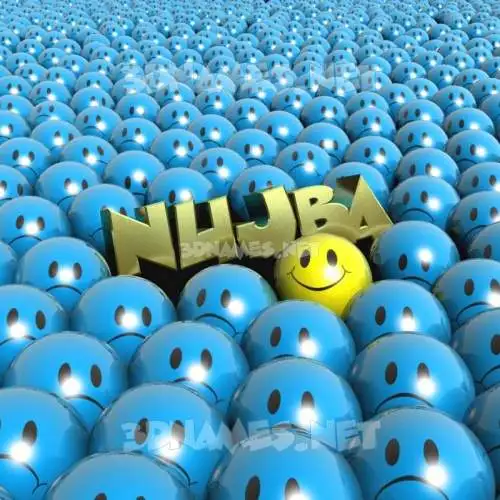 nujba in Special Smileys style - 3D name wallpaper nujba in Special Smileys style - 3D name wallpaper