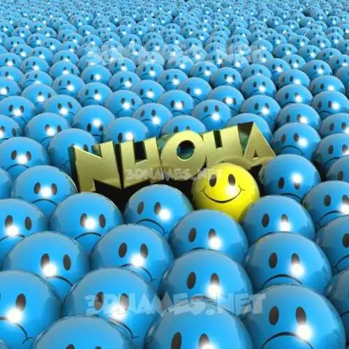 nuoha in Special Smileys style - 3D name wallpaper