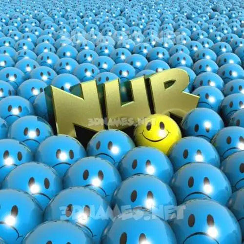nur in Special Smileys style - 3D name wallpaper nur in Special Smileys style - 3D name wallpaper