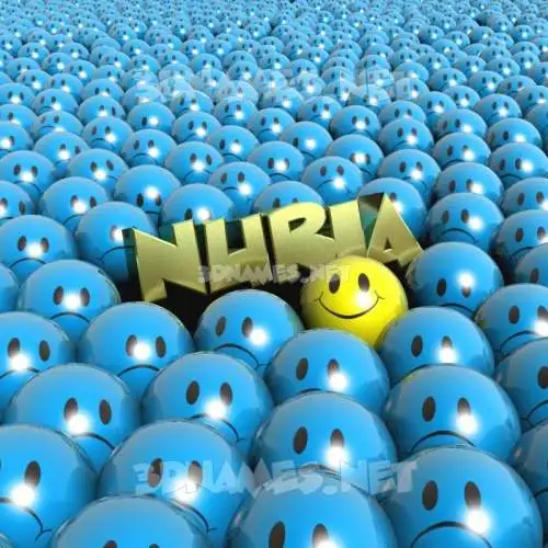 nuria in Special Smileys style - 3D name wallpaper