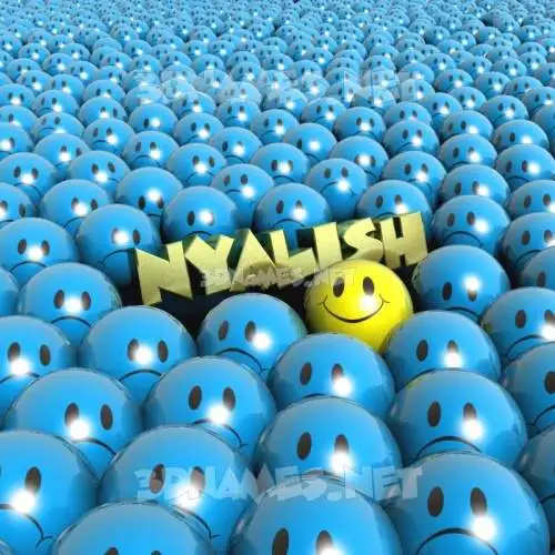 nyalish in Special Smileys style - 3D name wallpaper nyalish in Special Smileys style - 3D name wallpaper