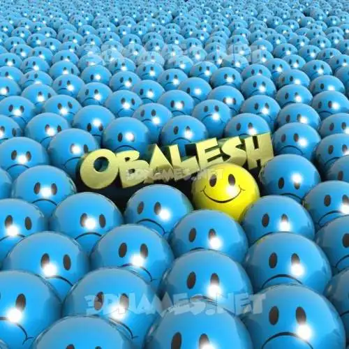 obalesh in Special Smileys style - 3D name wallpaper obalesh in Special Smileys style - 3D name wallpaper