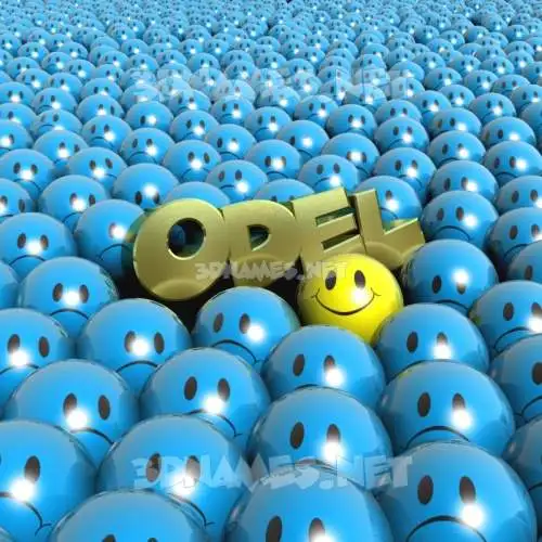 odel in Special Smileys style - 3D name wallpaper odel in Special Smileys style - 3D name wallpaper