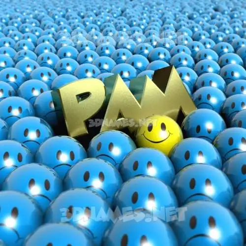 pam in Special Smileys style - 3D name wallpaper pam in Special Smileys style - 3D name wallpaper