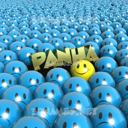 panha in Special Smileys style - 3D name wallpaper
