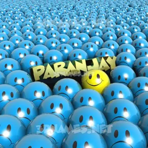paranjay in Special Smileys style - 3D name wallpaper