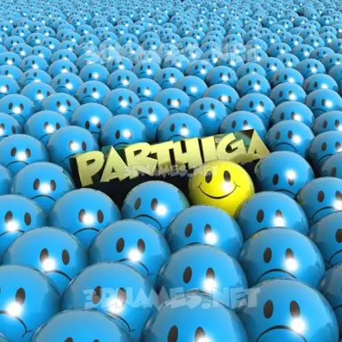 parthiga in Special Smileys style - 3D name wallpaper parthiga in Special Smileys style - 3D name wallpaper