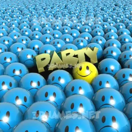 party in Special Smileys style - 3D name wallpaper party in Special Smileys style - 3D name wallpaper