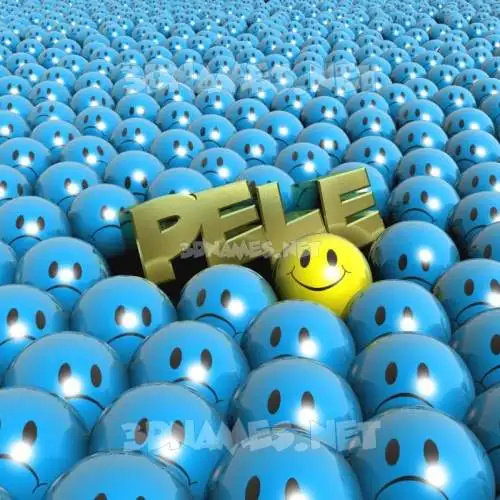 pele in Special Smileys style - 3D name wallpaper pele in Special Smileys style - 3D name wallpaper