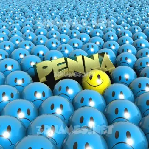 penna in Special Smileys style - 3D name wallpaper penna in Special Smileys style - 3D name wallpaper