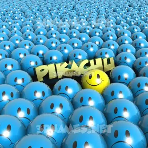 pikachu in Special Smileys style - 3D name wallpaper pikachu in Special Smileys style - 3D name wallpaper