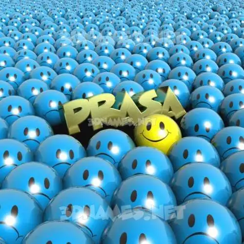 prasa in Special Smileys style - 3D name wallpaper prasa in Special Smileys style - 3D name wallpaper