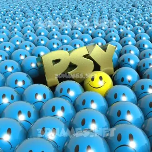 psy in Special Smileys style - 3D name wallpaper psy in Special Smileys style - 3D name wallpaper