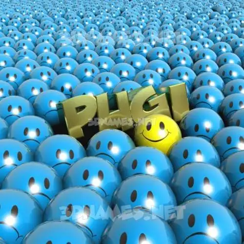 pugi in Special Smileys style - 3D name wallpaper pugi in Special Smileys style - 3D name wallpaper